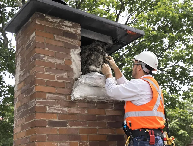Humane removal of debris and animals by Newington Chimney Sweep in Newington, CT