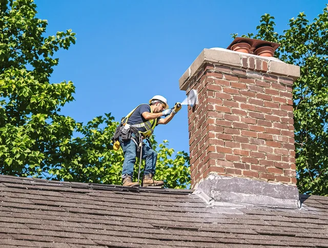 Newington Chimney Sweep performing an inspection with advanced tools in Newington, CT
