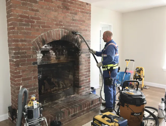 Newington Chimney Sweep expert performing detailed chimney sweep in Newington, CT