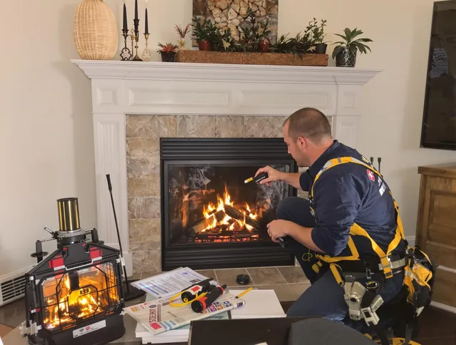 Safety-focused fireplace inspection by Newington Chimney Sweep in Newington, CT