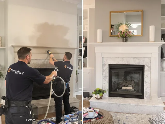 Professional soot removal by Newington Chimney Sweep team in Newington, CT